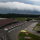 A view of storms rolling through the area prior to the NASCAR Cup Series GEICO 500at Talladega Superspeedway on June 21, 2020 in Talladega, Alabama.